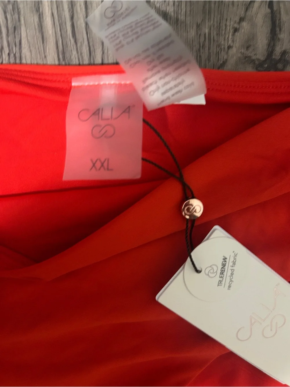 New! CALIA by Carrie Underwood Swim Red Blue Stripes NWT Preppy Full Coverage